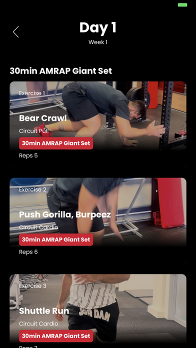 TMS Fitness Screenshot