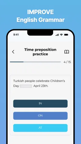 Game screenshot Prepositions in English Game apk