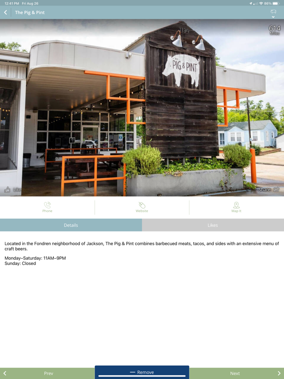 Visit Mississippi iPad screenshot 6 - Travel app