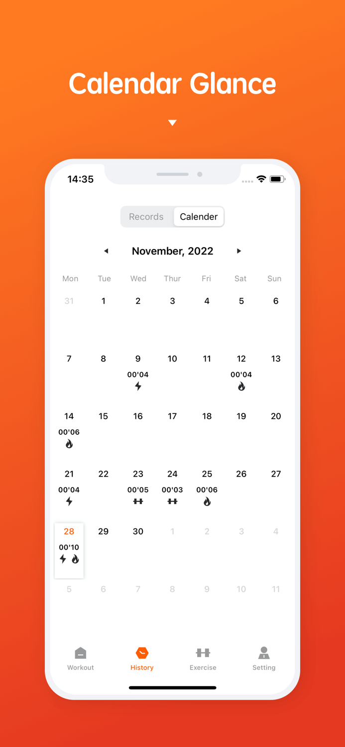 Workout - Planner and Tracker