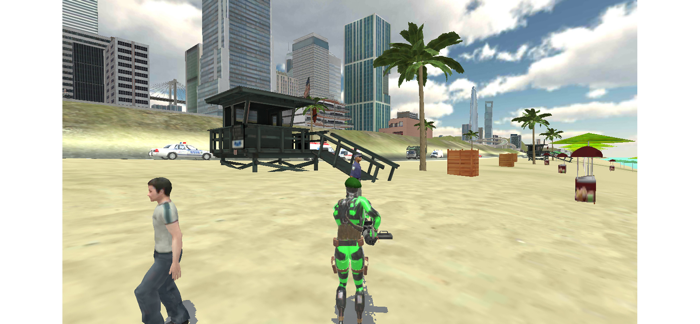 Green Rope Hero Vegas City