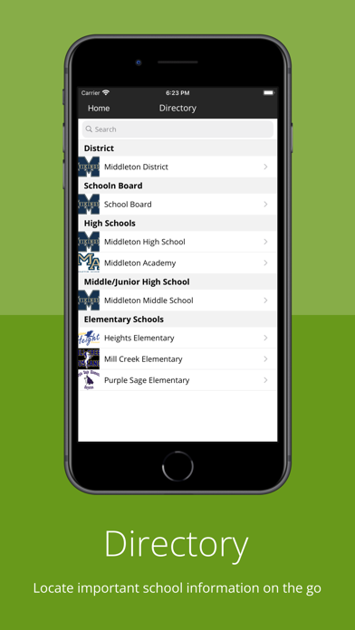 Middleton School District Screenshot