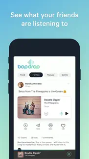 bopdrop - social music iphone screenshot 2