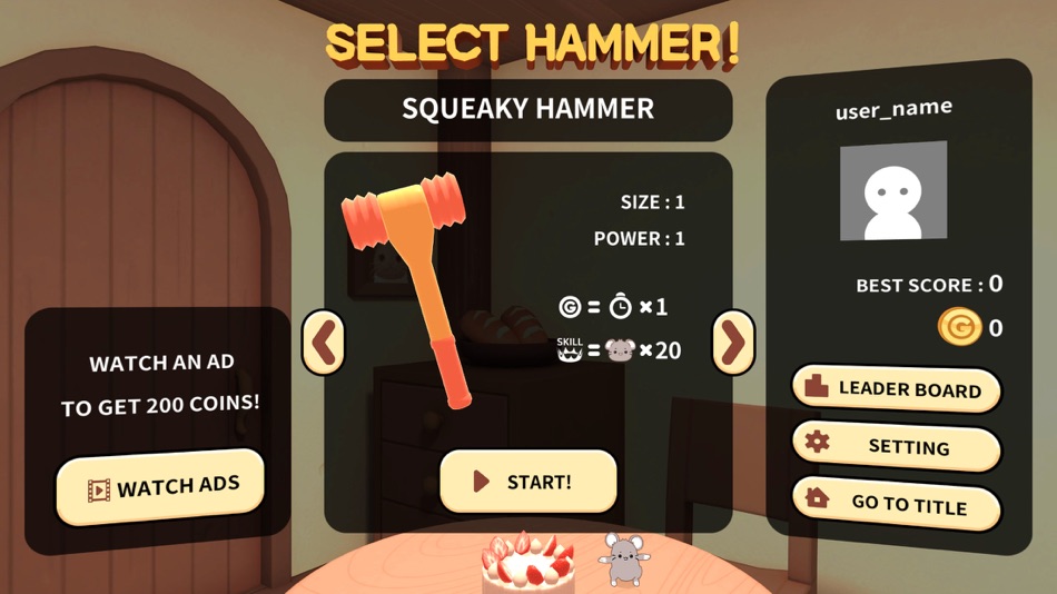 #2. Cake Mouse (iOS) Podle: Jong-ho Choi