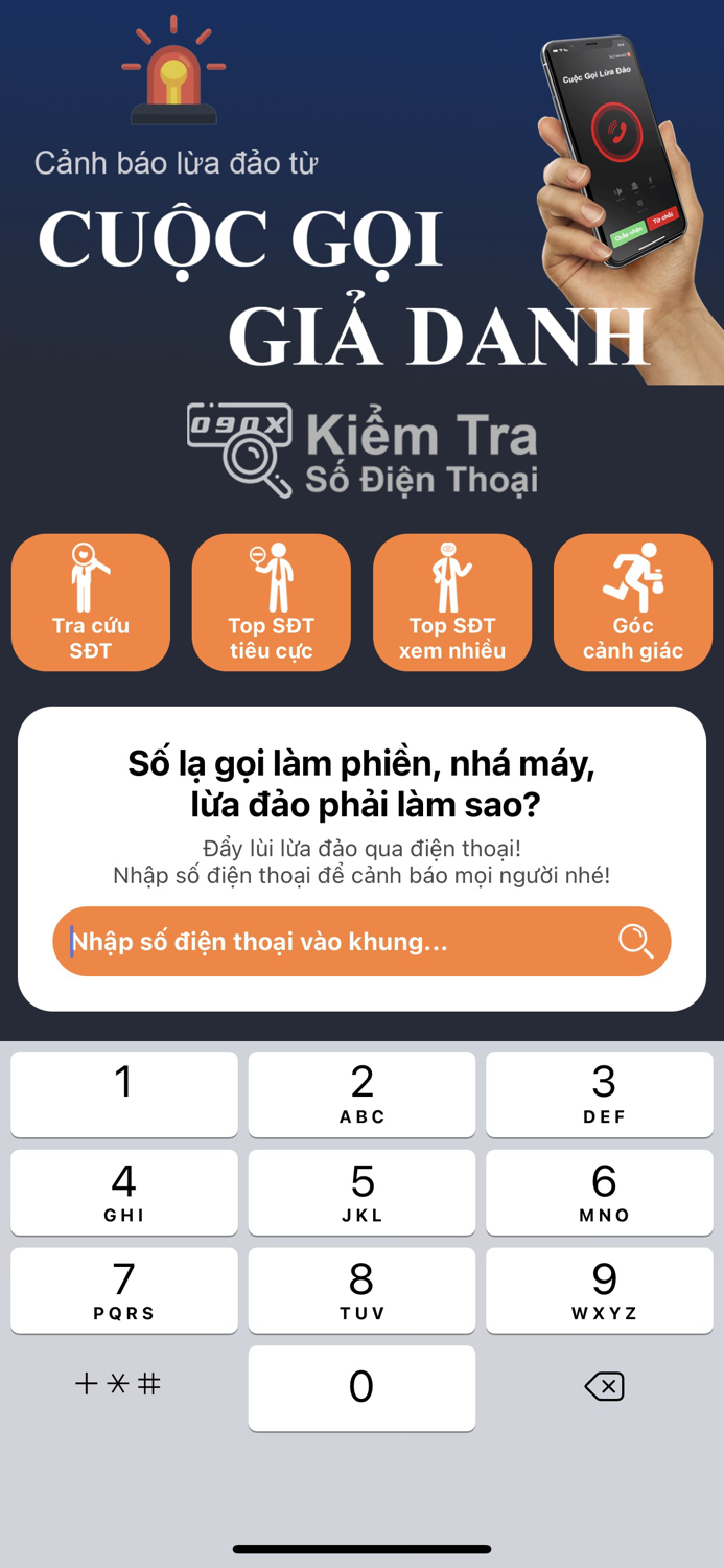 Kiểm Tra Số Điện Thoại