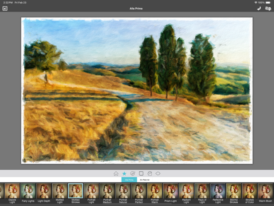 Artista Impresso iPad app afbeelding 5