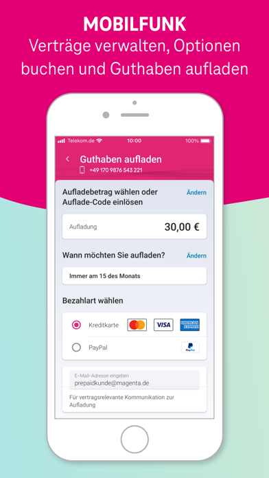 MeinMagenta: Handy & Festnetz app screenshot 2 by Telekom Deutschland GmbH - appdatabase.net