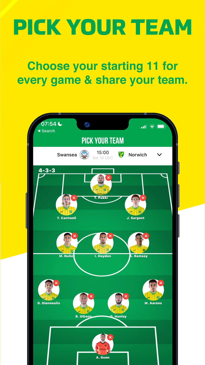 The Yellows - Live Scores