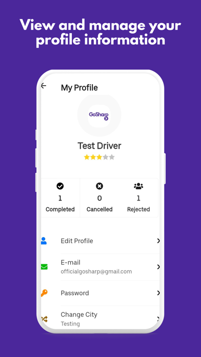 GoSharp Driver Screenshot