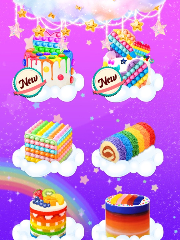 Pop It Rainbow Cake screenshot 4