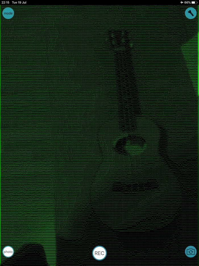 ASCII Camera Art filters