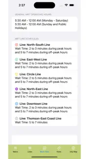 singapore subway map iphone screenshot 3