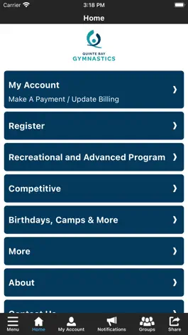 Game screenshot Quinte Bay Gymnastics apk