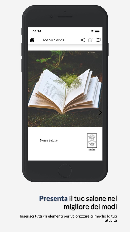#2. Digital Partner Menu (iOS) Podle: Digital Evolution Italia