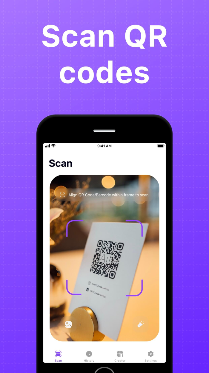 QR Code Scanner and Reader .