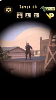 wild west sniper: cowboy war iphone screenshot 1