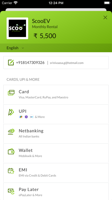 Scoo EV Screenshot