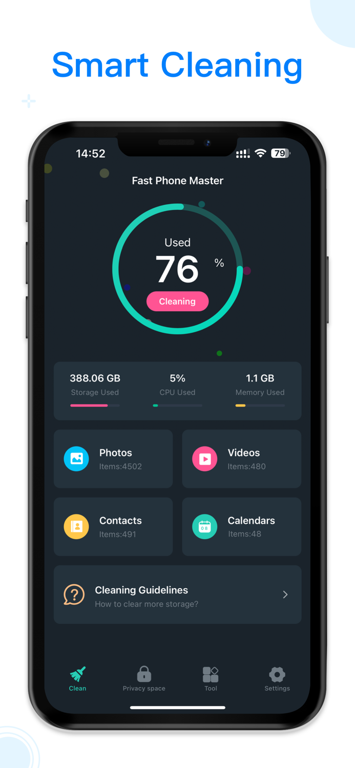 Phone Master - Clean Storage