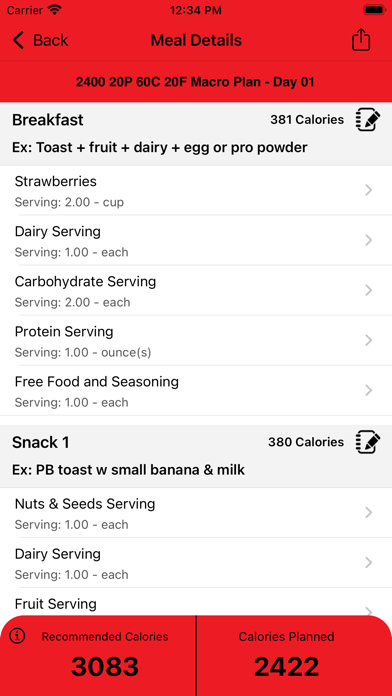 HCFDiet Screenshot