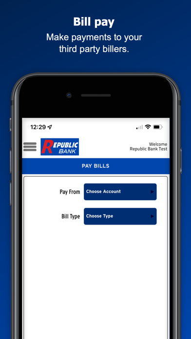 Republic Bank Treasury Direct Screenshot