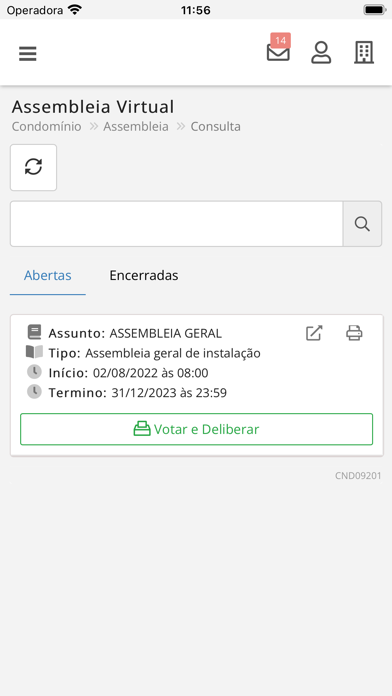 Síndicos Online Screenshot