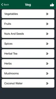 nutrition facts & benefits iphone screenshot 2