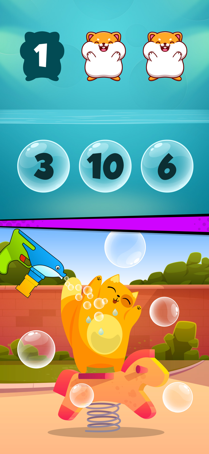 Baby games - Bubble pop games