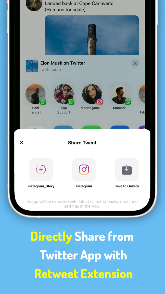 Tweet to image converter