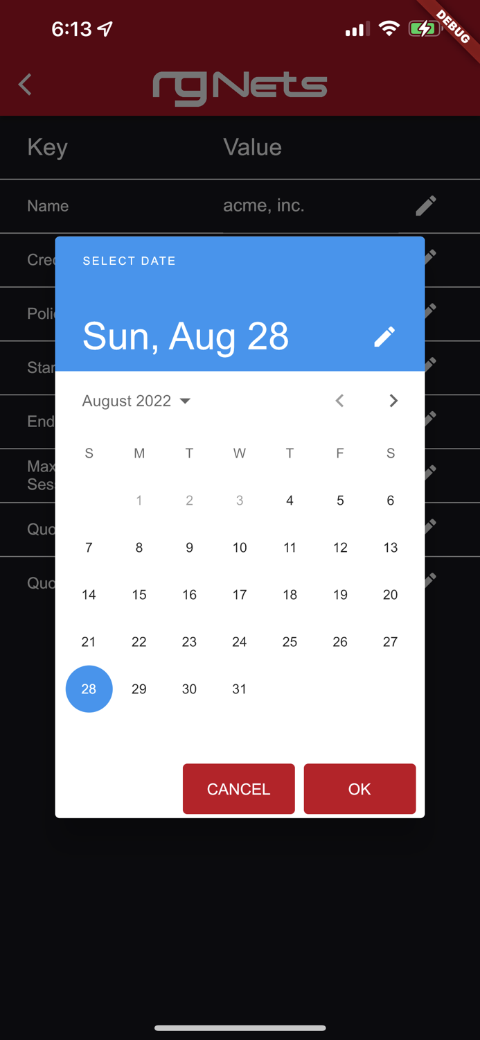rXg Shared Credentials Manager