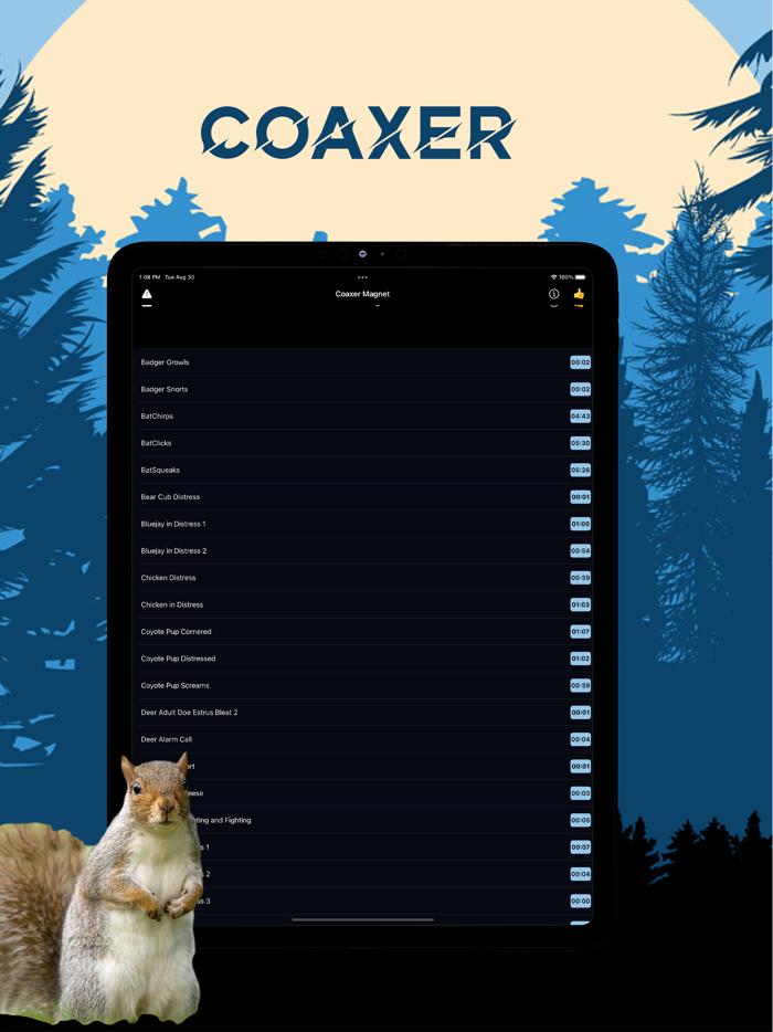 Coaxer Magnet - Animal Calls