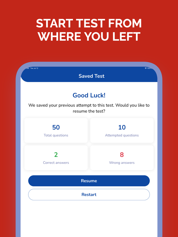 Nevada NV DMV Permit Test iPad screenshot 6 - Education app