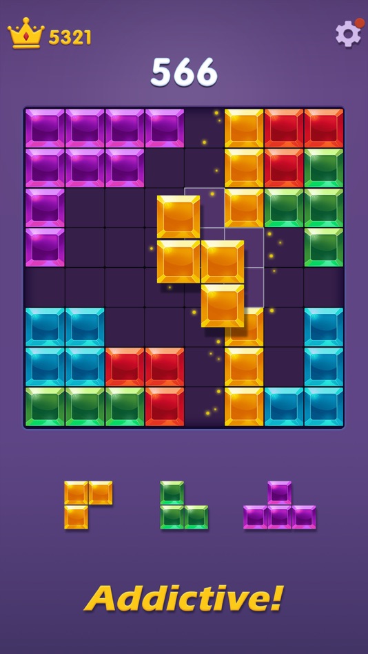 #2. Block Puzzle Gem Blast (iOS) 由: Never Old PTE. LTD.