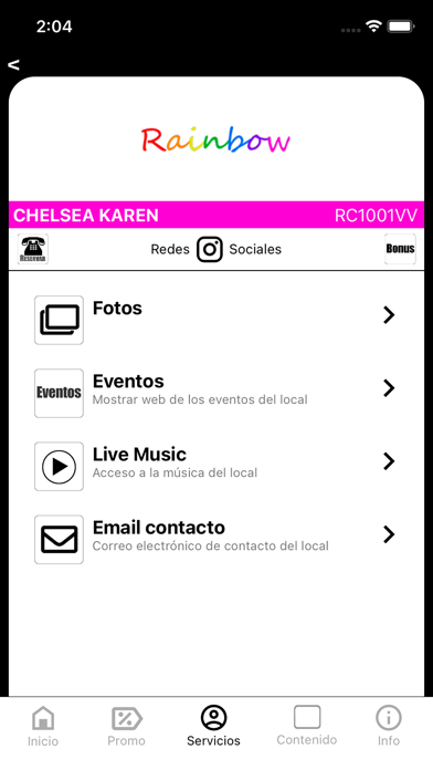 Screenshot #1 pour Rainbowcard