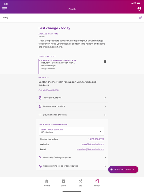 My Ostomy Journey iPad screenshot 8 - Medical app