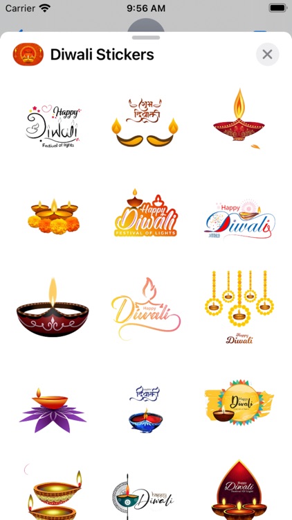 Happy Diwali HD Stickers