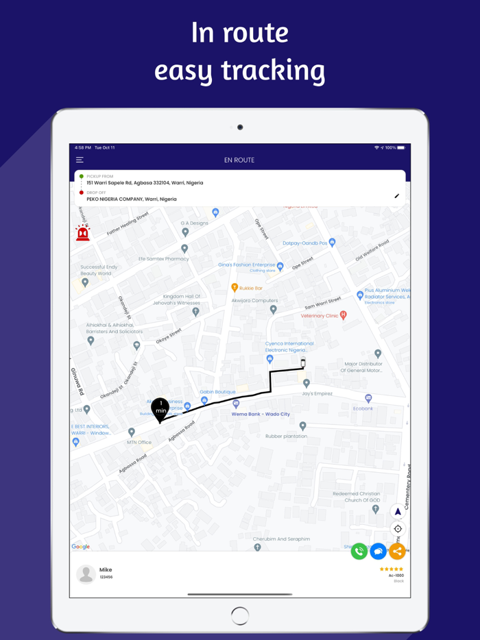 Farerun Request a Ride