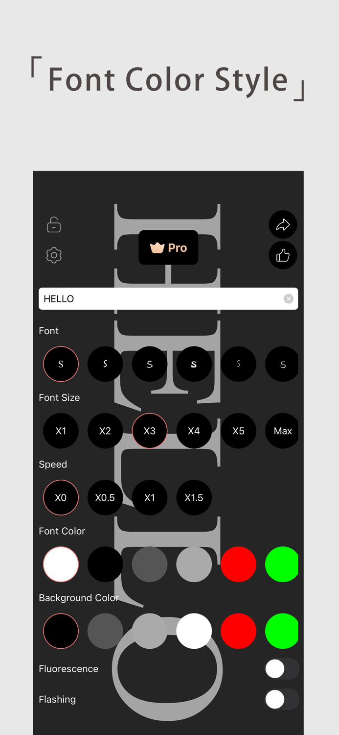 LED Banner Scroll Display Text