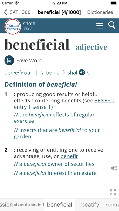 All English Dictionary Screenshot