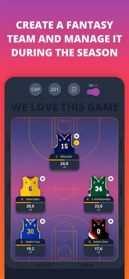 Game screenshot Dunkest - Fantasy Basketball hack