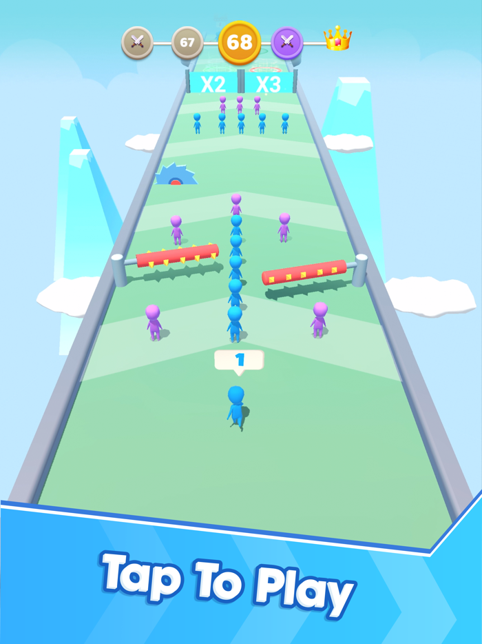 Crowd Runner Battle Master 3D
