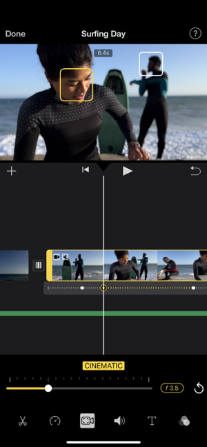 ‎iMovie Capture d'écran