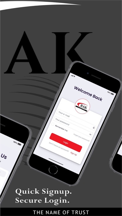 RAK Money Transfer Screenshot