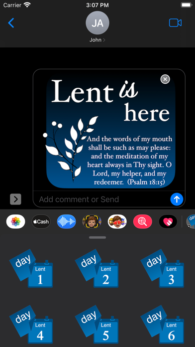 days of Lent Screenshot