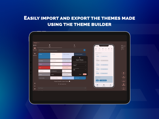 Acme Theme Builder iPad screenshot 5 - Graphics & Design app