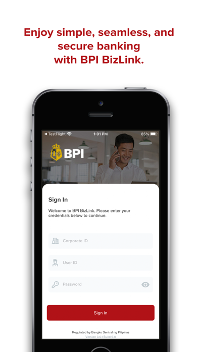 Screenshot #1 pour BPI BizLink