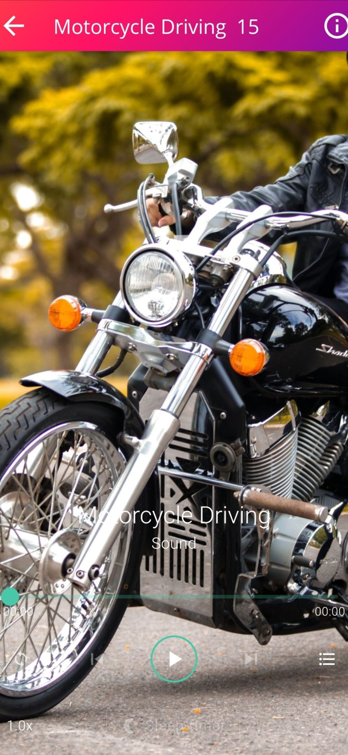 Motorcycle Driving Sounds