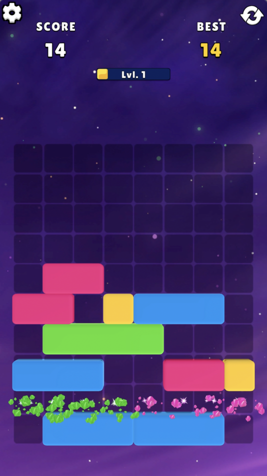 #2. Slide Puzzle: Drop n Blast! (iOS) Podle: Serenico Labs