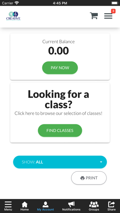 Creative Dance & Music Studio Screenshot