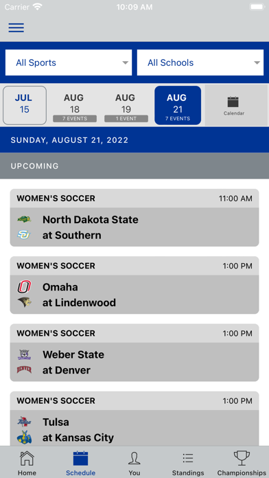 The Summit League Screenshot