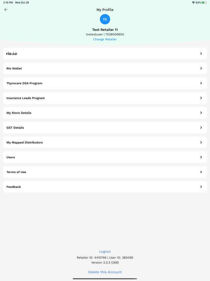 Retailio Retailer - B2B Pharma